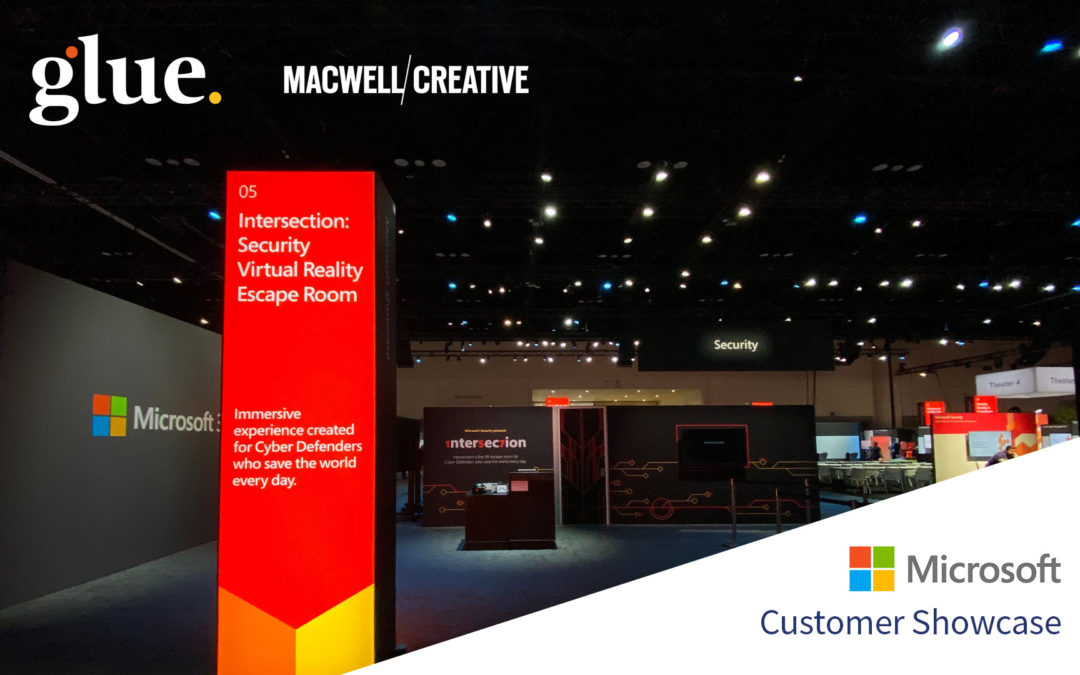 Immersive VR experience from Glue collaboration and Macwell Creative provides innovative showcase for Microsoft security products