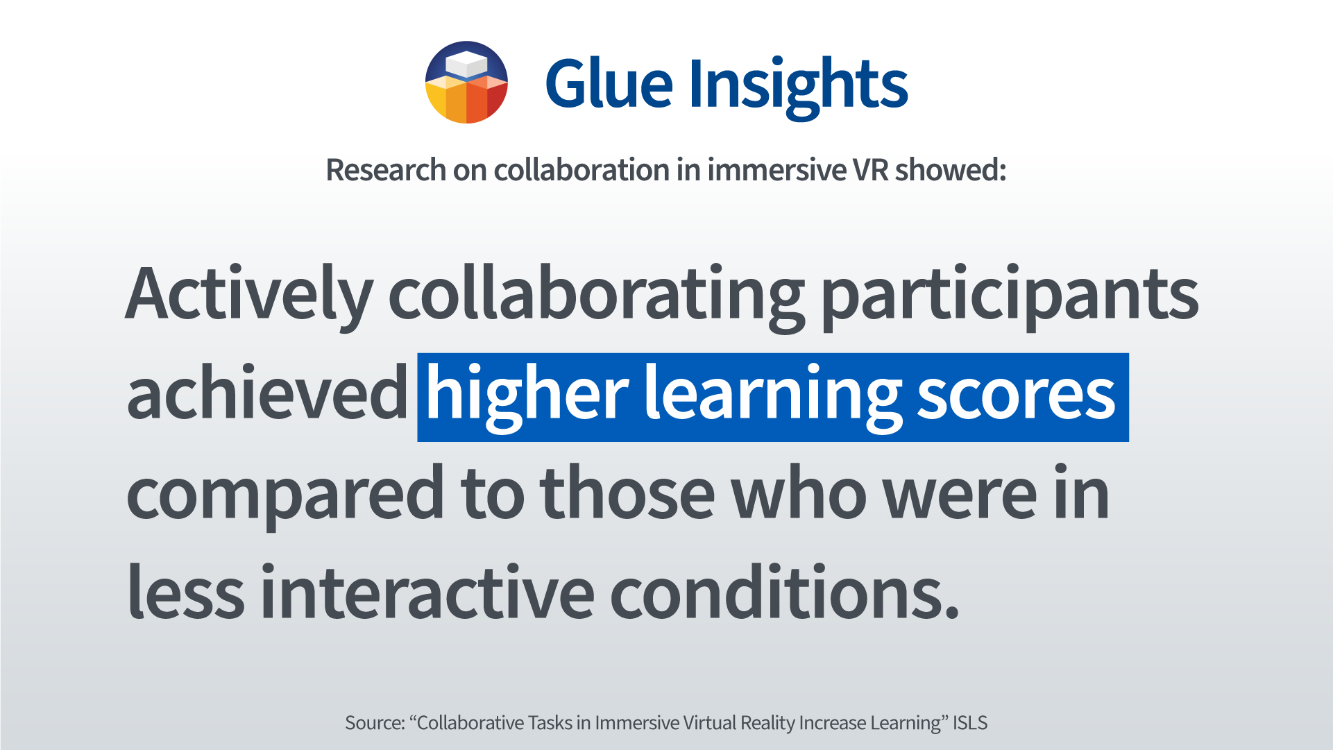 vr collaboration increases learning outcomes