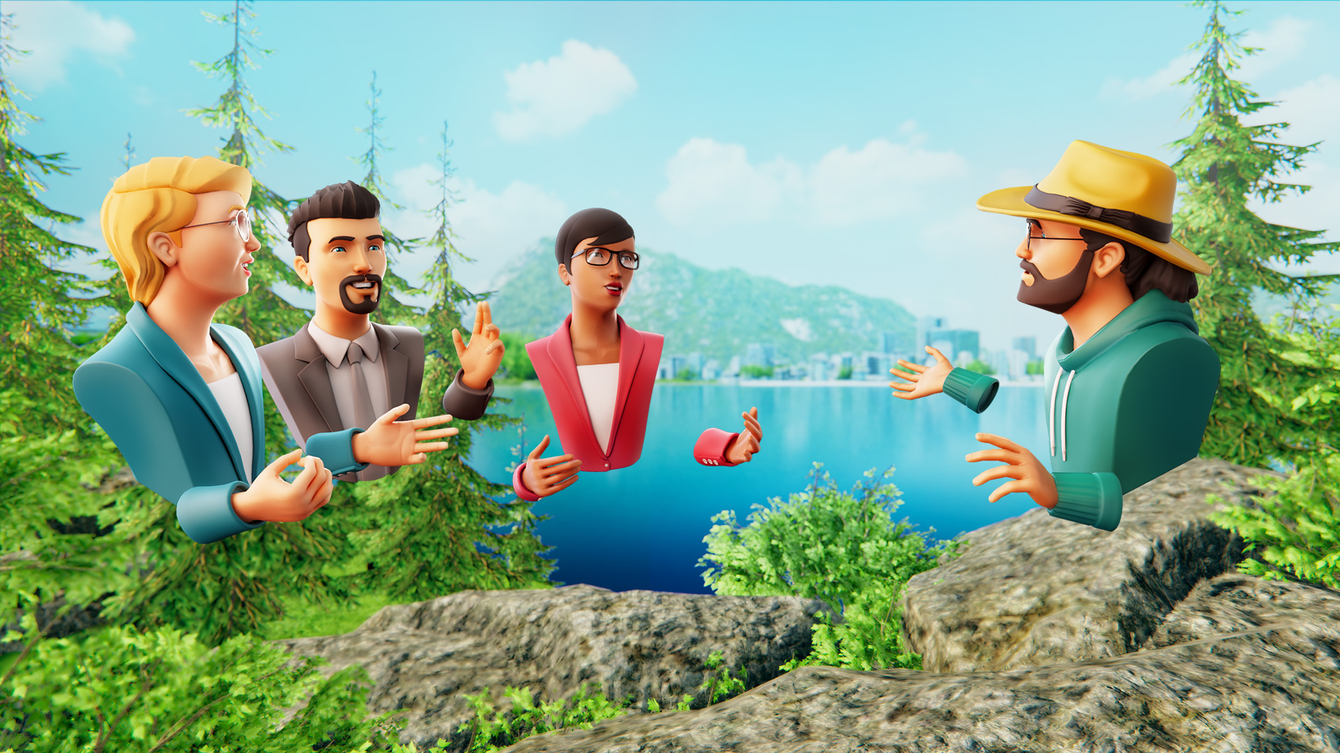 sustainable and productive collaboration in virtual reality